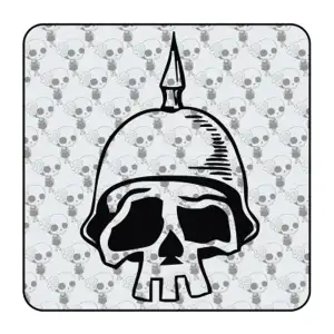 Pegatina de vinilo CALAVERA CASCO