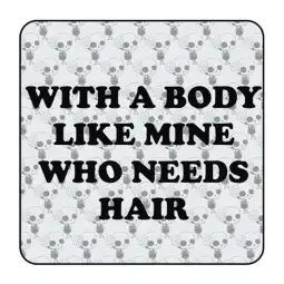 Sticker who needs hair 2