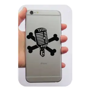 Pegatina de vinilo MICRO SKULL