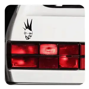 Gandhi Punk Sticker