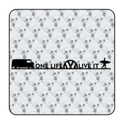 Autocollant One Life Live It - vw T2 2