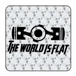 The World Is Flat Aufkleber 2