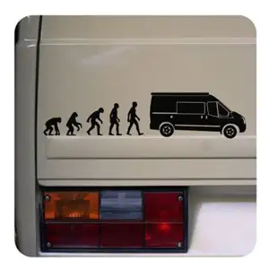 Pegatina Pegatina Ford Transit. Vinilo de alta calidad, soporta perfectamente la intemperie, apto incluso para náutica. Pégala d