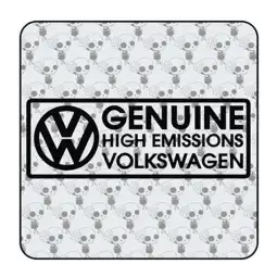 Pegatina Genuine High Emissions Volkswagen. Vinilo de alta calidad, soporta perfectamente la intemperie, apto incluso para náuti 2