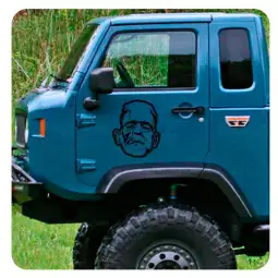 Frankenstein Aufkleber 2