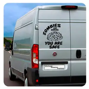 Zombies Eat Brains Sticker