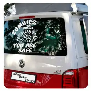 Zombies Eat Brains Sticker