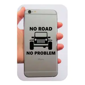 No Road No Problem - Jeep Sticker