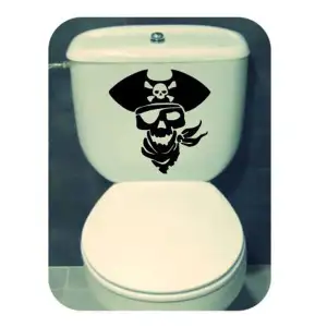 Pegatina Pirata. Vinilo de alta calidad, soporta perfectamente la intemperie, apto incluso para náutica. Pégala donde quieras, u