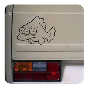 Pez Simpsons Aufkleber