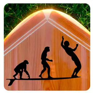 Autocollant Longboard Evo