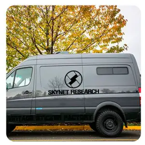 Pegatina Skynet - Terminator. Vinilo de alta calidad, soporta perfectamente la intemperie, apto incluso para náutica. Pégala don