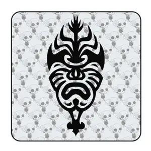 Pegatina Mascara Tribal. Vinilo de alta calidad, soporta perfectamente la intemperie, apto incluso para náutica. Pégala donde qu
