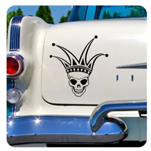 Calavera Joker Sticker