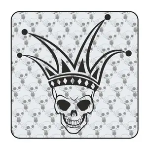 Calavera Joker Sticker