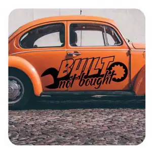 Built Not Bought Aufkleber