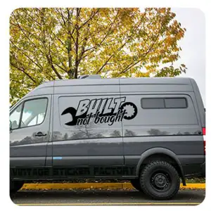 Autocollant Built Not Bought