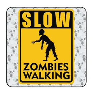 Autocollant Slow Zombies Walking