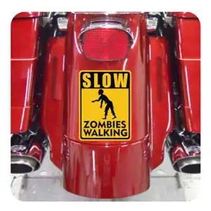 Slow Zombies Walking Aufkleber