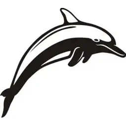 Autocollant delfin