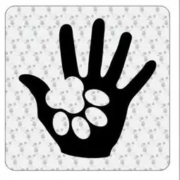 HUELLAS HOMBRE PERRO Sticker 2