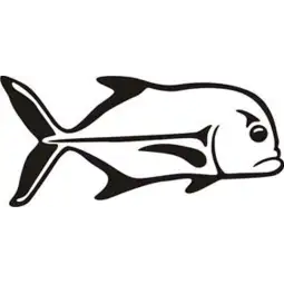 Sticker pez tropical