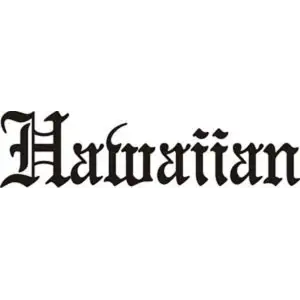 Autocollant hawaiian