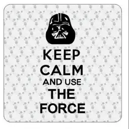 KEEP CALM THE FORCE Sticker 2