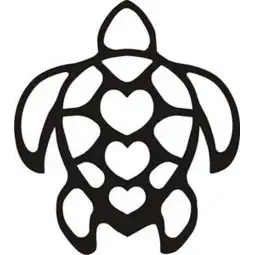 Sticker tortuga tribal