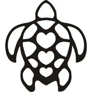 Sticker tortuga tribal